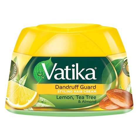 Vatika Styling Hair Cream Dandruff Guard Lemon Tea Tree And Almond 140ml Supersavings