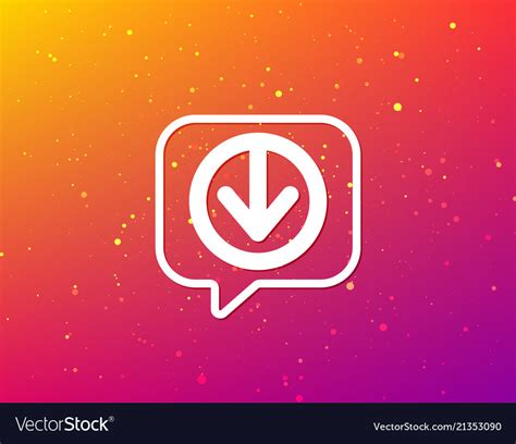 Download Icon Load Internet Data Sign Royalty Free Vector