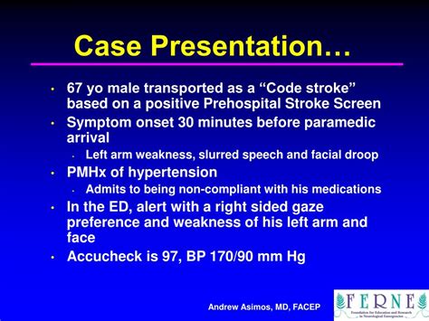 Ppt Stroke Patient And Stroke Therapies Assessment Ed Nihss And Stroke