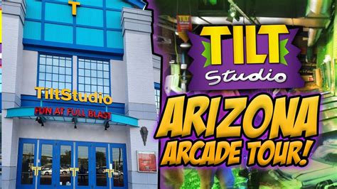 Tilt Studio Arizona Arcade Tour Square Feet Of Gaming