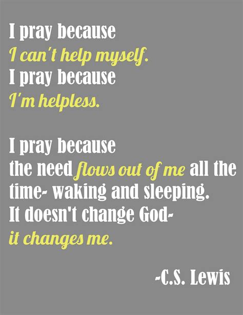 Quotes On Prayer Cs Lewis - ShortQuotes.cc