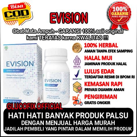 Jual Evision Asli Original Obat Mata Minus Plus Katarak Ampuh Shopee