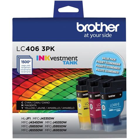 Brother INKvestment LC4063PK Original Standard Yield Inkjet Ink