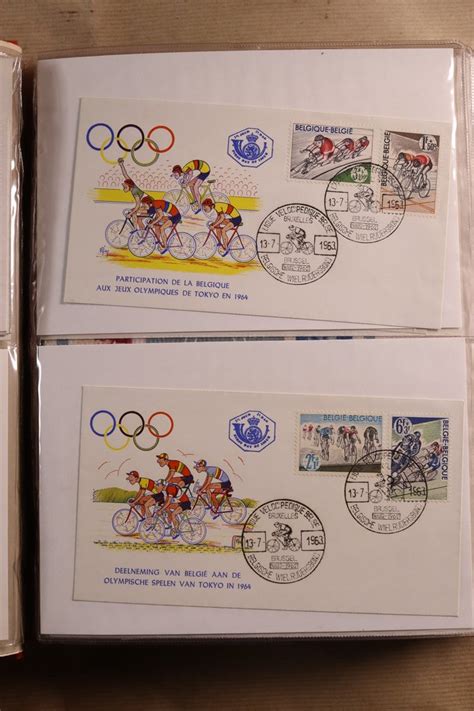 Belgium Advanced Collection Of Fdcs In Psii Fdc Albums