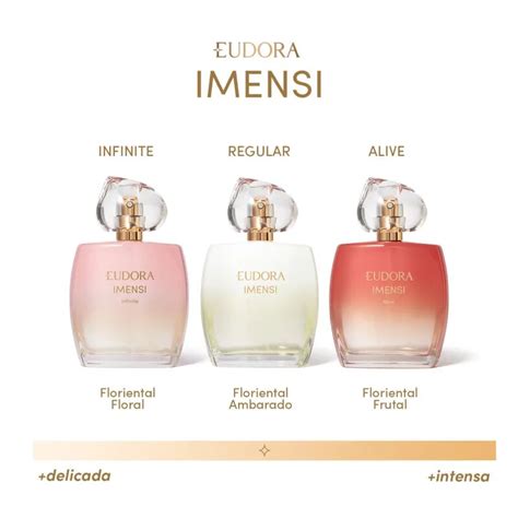 Imensi Infinite Eudora Perfume A Novo Fragr Ncia Feminino