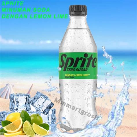 Jual Sprite Zero Sugar Minuman Bersoda Botol Rasa Lemon Lime