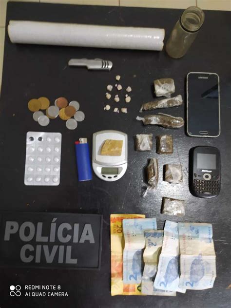 Polícia Civil Prende Em Flagrante Suspeito Por Tráfico De Drogas