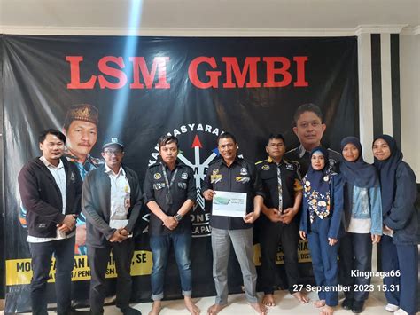 DINAS SDA PROVINSI DKI JAKARTA BERSINERGI DENGAN LSM GMBI DISTRIK