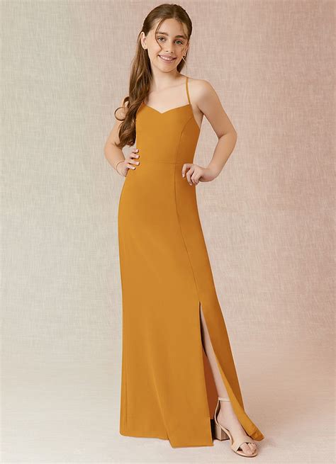 Butterscotch Azazie Manila Jbd Junior Bridesmaid Dresses Azazie