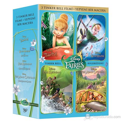 Tinker Bell 4 Film Box Set (3 Tinker Bell Film+Yepyeni Bir Fiyatı