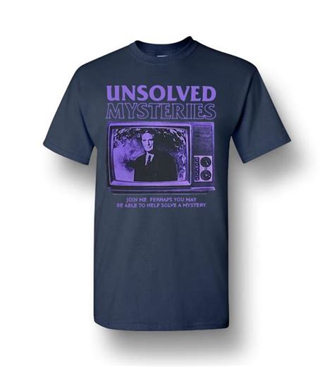 Unsolved Mysteries Join Me Perhaps You May Be Able To Help Solve A Mystery Men Short Sleeve T