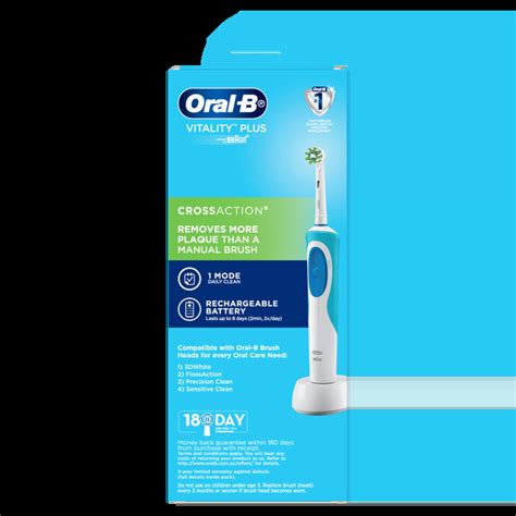 Oral B Vitality Crossaction Electric Toothbrush With Eco Box Braun