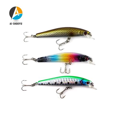 AI SHOUYU 3 PCS Floating Minnow Isca De Pesca 65mm 4 5g Wobblers