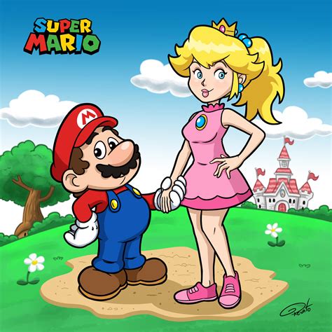 Mario and Peach by renatomagrini7 on DeviantArt