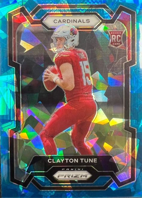 Clayton Tune 2023 Prizm 302 Blue Ice 99 Price Guide Sports Card