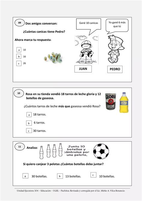 PRUEBA ECE MATEMAT SEGUNDO DE PRIMARIA PDF