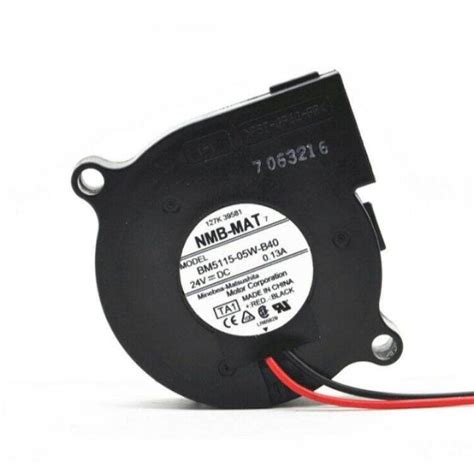 NMB BM5115-05W-B40 5015 24V 0.13A 5cm Turbo Blower Cooling Fan 2-wire ...