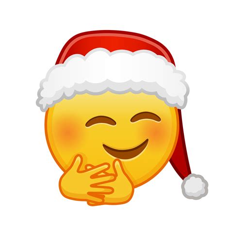 Christmas Hugs Emoji Large Size Of Yellow Emoji Smile 20558957 Vector