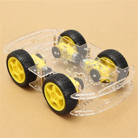 Diy Wd Smart Robot Car Chassis Kits With Magneto Speed Encoder For