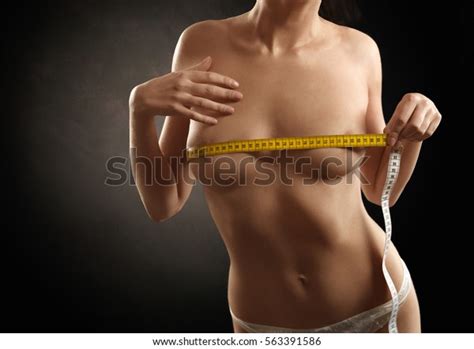 Front View Nude Female Body Measuring Stock Photo Shutterstock