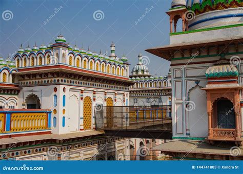 Janaki Mandir Temple In Janakpur In Nepal Stock Image Image Of