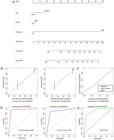 The Established Nomogram To Predict The Risk Of Nmibc Progression A