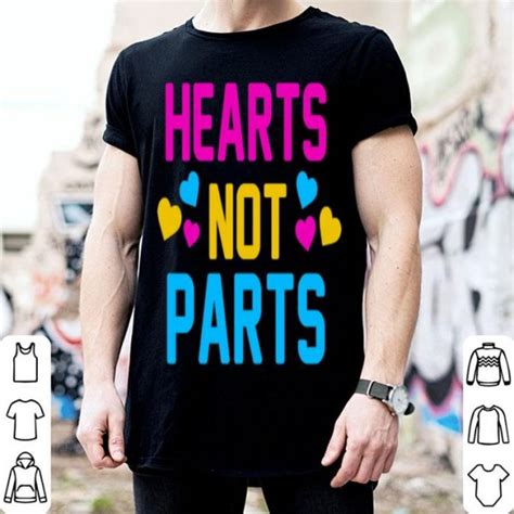 Hearts Not Parts Lgbt Pansexual Pan Pride Shirt Hoodie Sweater