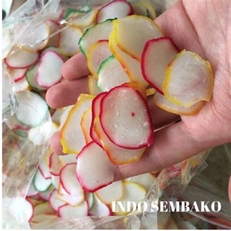 Jual Kerupuk Bawang Prima 1kg Krupuk Bawang Warna Warni 1kg Cemilan