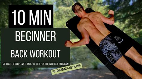 10 MIN BACK Burn Stronger Upper Lower Back Better Posture