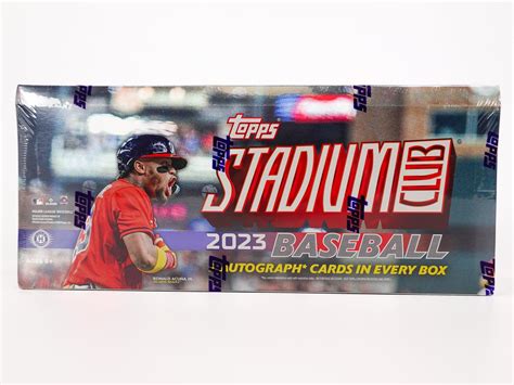 2023 Topps Stadium Club Baseball Hobby Box DA Card World