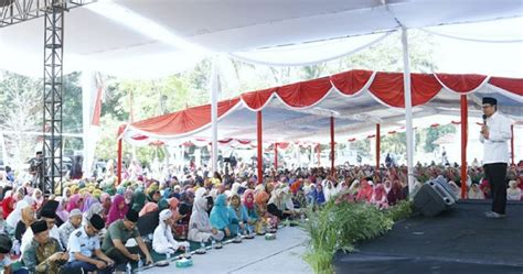 Peringati HUT RI Ke 74 Pemda Subang Gelar Tabligh Akbar Tausyiah