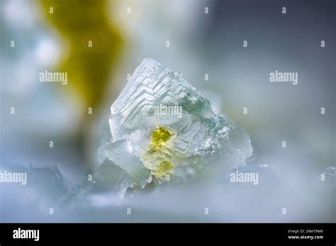 Prehnite Crystal With Epidote Inclusion Specimen From Arvigo