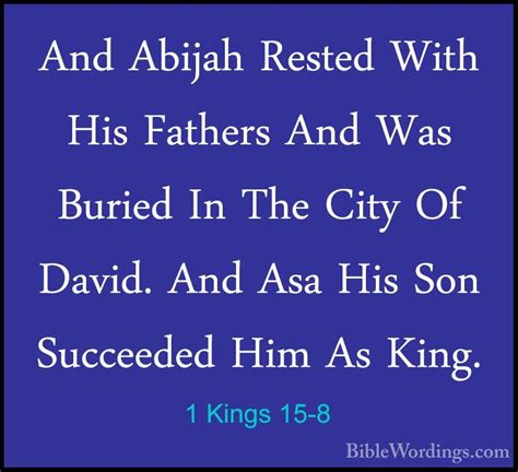 1 Kings 15 Holy Bible English