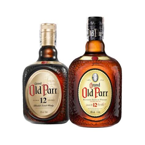 Old Parr Gift Pack Whisky 12 Años de 1 L 750 ml Licor cerveza y