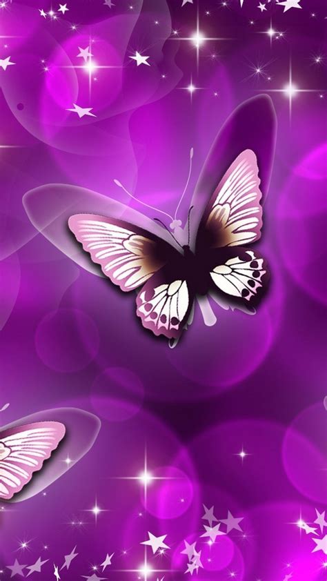 Android Wallpaper Purple Butterfly With Hd Resolution - Animated Butterfly Images Download ...