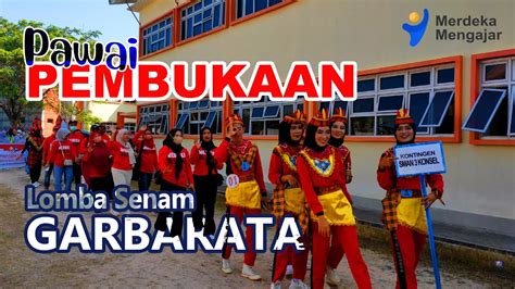 Pawai Pembukaan Lomba Senam Garbarata Se Kabupaten Konawe Selatan 2023