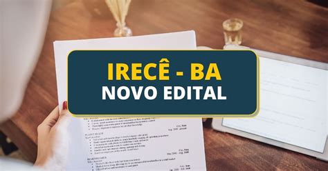 Prefeitura de Irecê BA abre seleção pública simplificada para REDA