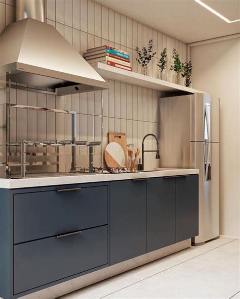 The Kitchen Is Clean And Ready To Be Used As A Cook S Countertop