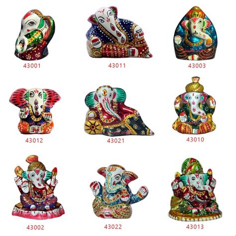 Meenakari Ganesh Statue Is An Age Old Traditionally Painted Handmade