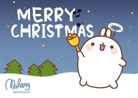 Merry Christmas Molang By Leyfzalley Deviantart On Deviantart