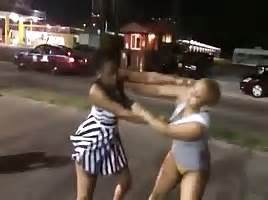 Black Girl Fights With Her Pierced Tits Out ShesFreaky