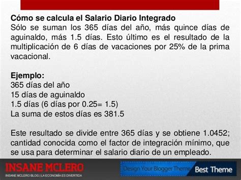 Como Calcular El Salario Diario Integrado Para 2023 2024 Company Salaries