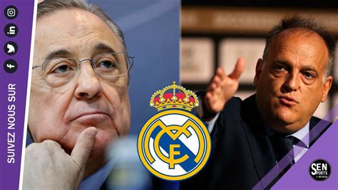 Javier Tebas se paie la tête de Florentino Pérez et du Real Madrid