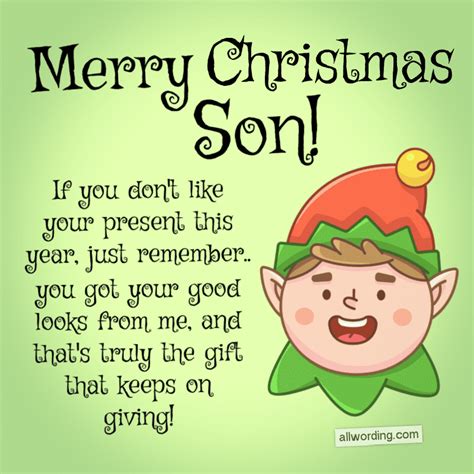 Merry Christmas Son Joyful Wishes For Your Boy Allwording