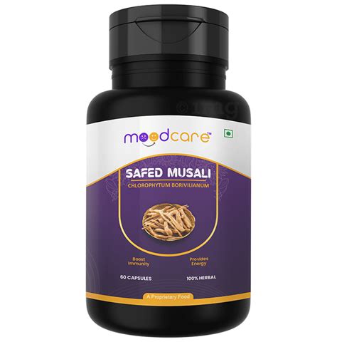 Moodcare Safed Musli Capsule Buy Bottle Of 60 0 Capsules At Best Price