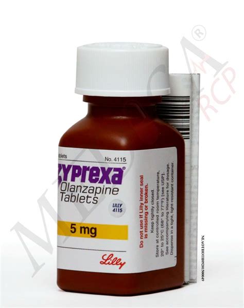 Medica Rcp Zyprexa Tablets 5mg Indications Side Effects