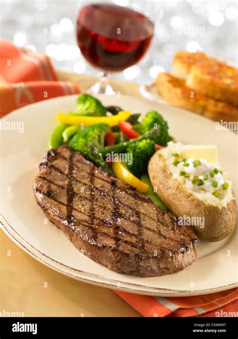 Ribeye Steak And Baked Potato