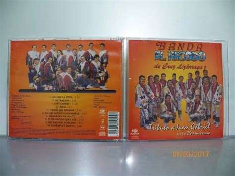 Cd Original Banda El Recodo Tributo A Juan Gabriel Cuotas Sin Inter S