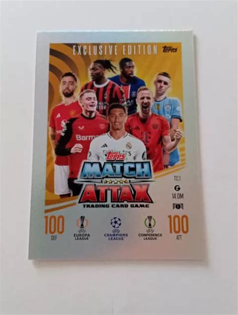 MATCH ATTAX 2024 2025 TITLE CARD Exclusive Edition TC1 0 99 PicClick UK