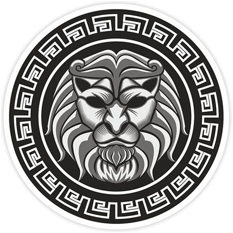 Sticker Emblem of the Lion of Nemea | MuralDecal.com